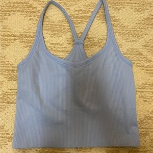 Blue Yogalicious Workout tank